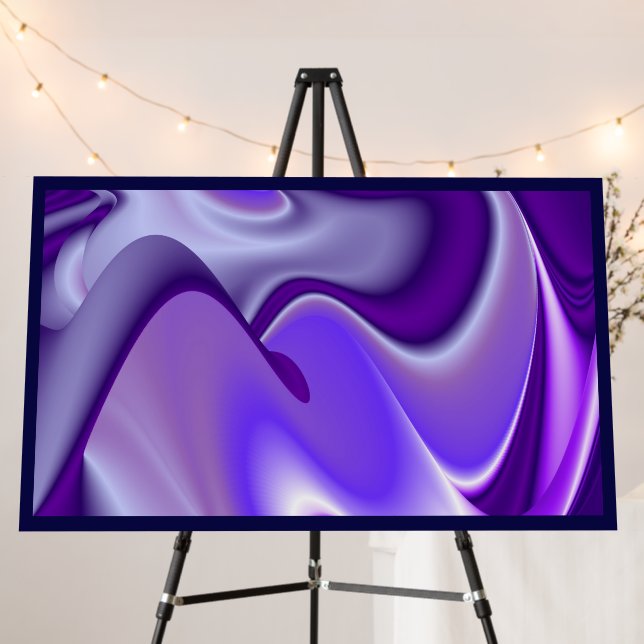 Purple Flower Rainbow Dreams Foam Board (In Situ (Stand))