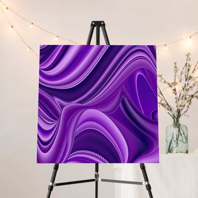 Purple Flower Rainbow Dreams Foam Board (In Situ (Stand))