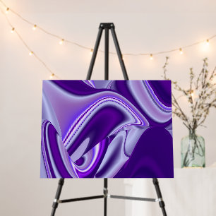 Purple Flower Rainbow Dreams Foam Board