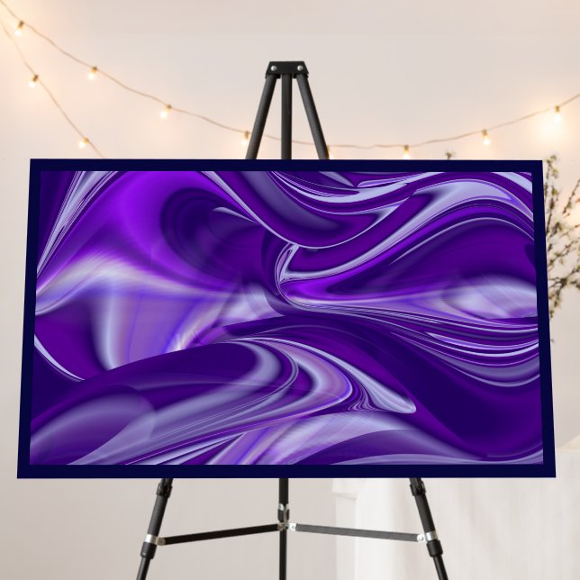 Purple Flower Rainbow Dreams Foam Board (In Situ (Stand))