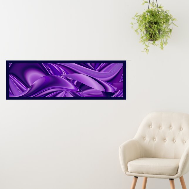 Purple Flower Rainbow Dreams Foam Board (In Situ (Wall))