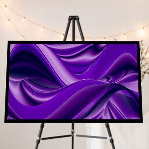 Purple Flower Rainbow Dreams Foam Board