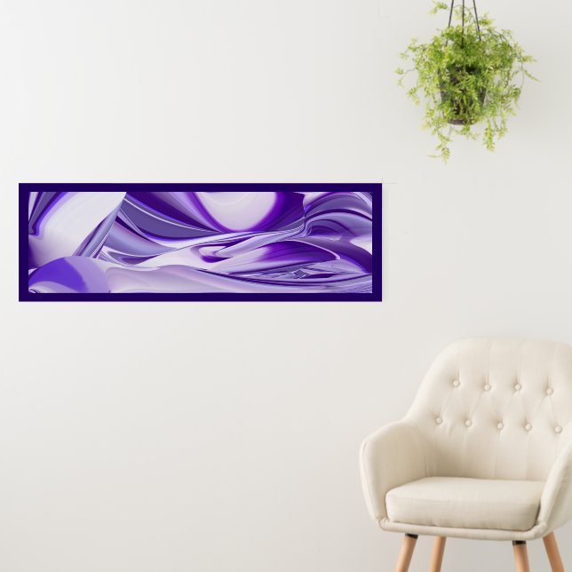 Purple Flower Rainbow Dreams Foam Board (In Situ (Wall))