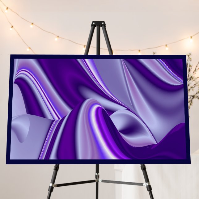 Purple Flower Rainbow Dreams Foam Board (In Situ (Stand))