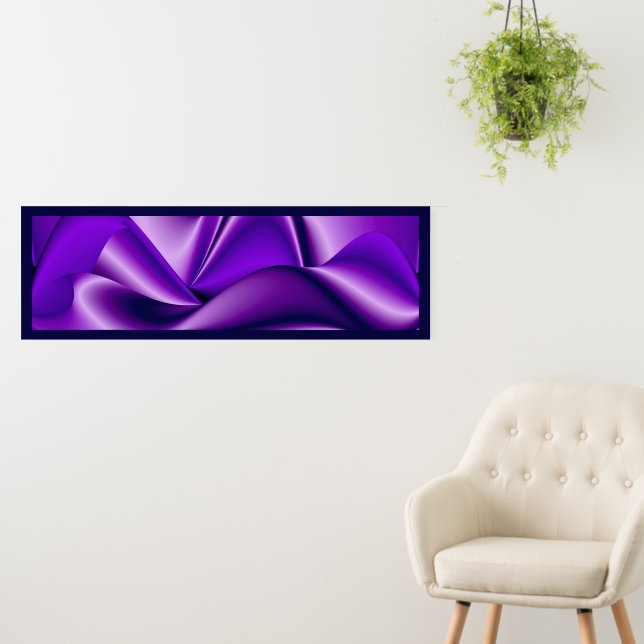 Purple Flower Rainbow Dreams Foam Board (In Situ (Wall))