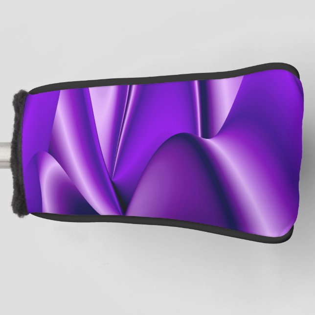 Purple Flower Rainbow Dreams Golf Head Cover (Front)