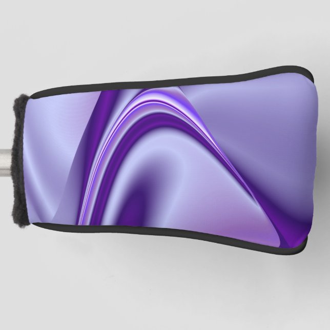 Purple Flower Rainbow Dreams Golf Head Cover (Front)