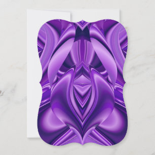 Purple Flower Rainbow Dreams Invitation