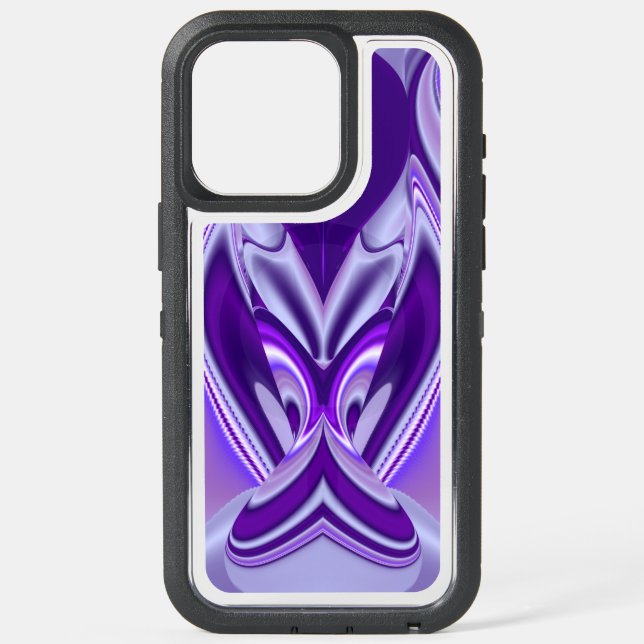 Purple Flower Rainbow Dreams iPhone 15 Pro Max Case (Back)