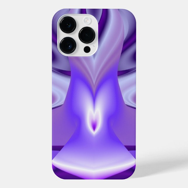 Purple Flower Rainbow Dreams iPhone Case (Back)