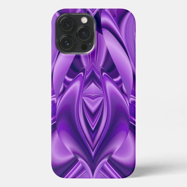 Purple Flower Rainbow Dreams iPhone Case (Back)