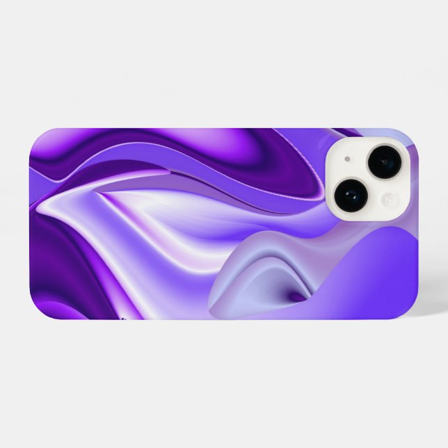 Purple Flower Rainbow Dreams iPhone Case (Back Horizontal)
