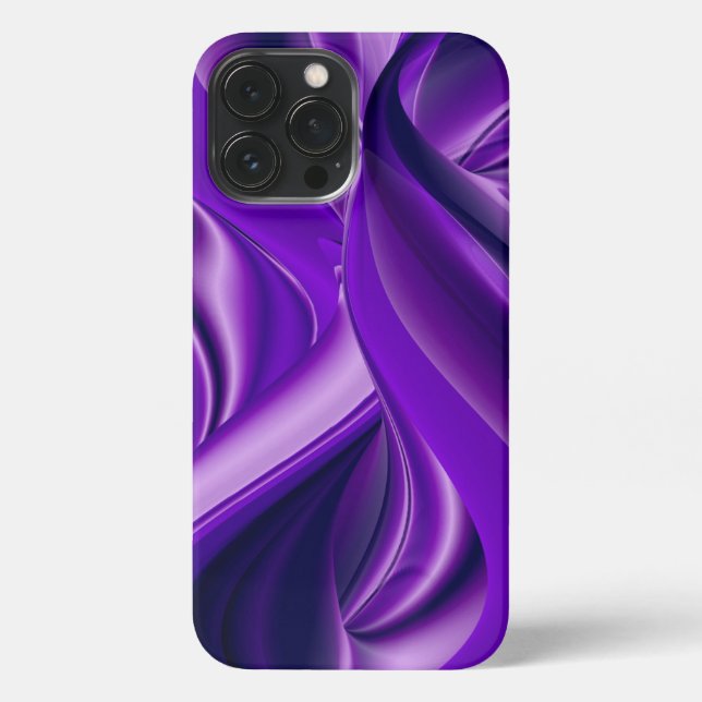 Purple Flower Rainbow Dreams iPhone Case (Back)