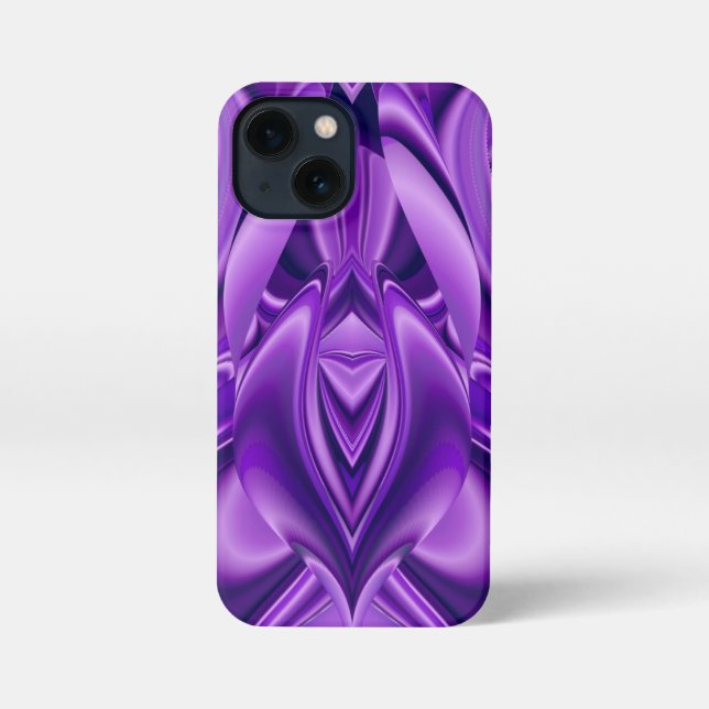 Purple Flower Rainbow Dreams iPhone Case (Back)