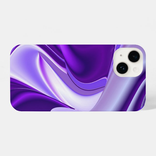 Purple Flower Rainbow Dreams iPhone Case (Back Horizontal)