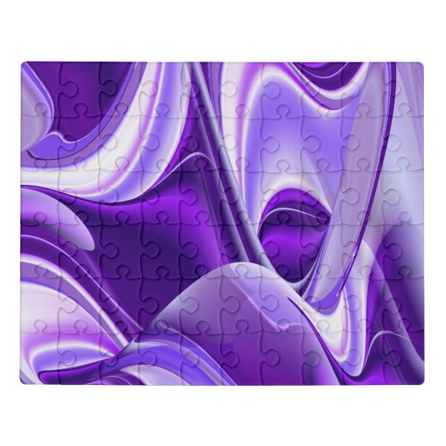 Purple Flower Rainbow Dreams Jigsaw Puzzle (Puzzle Horizontal)