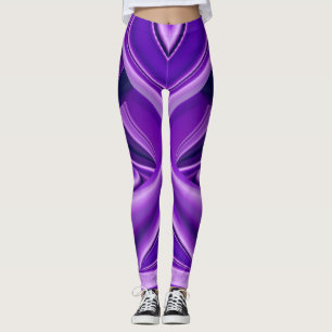 Purple Flower Rainbow Dreams Leggings