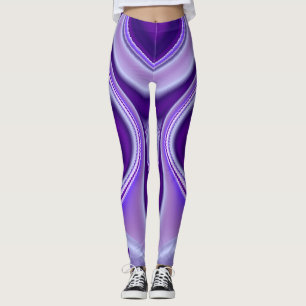 Purple Flower Rainbow Dreams Leggings