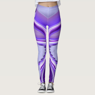 Purple Flower Rainbow Dreams Leggings