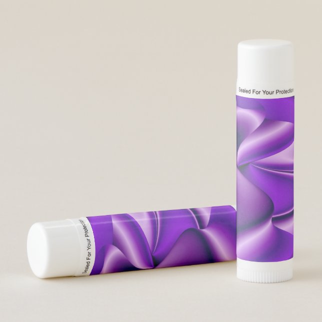 Purple Flower Rainbow Dreams Lip Balm (Front)