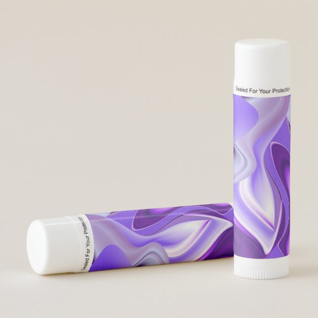 Purple Flower Rainbow Dreams Lip Balm (Front)