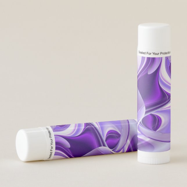 Purple Flower Rainbow Dreams Lip Balm (Front)