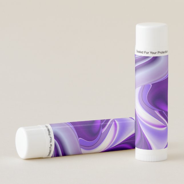 Purple Flower Rainbow Dreams Lip Balm (Front)