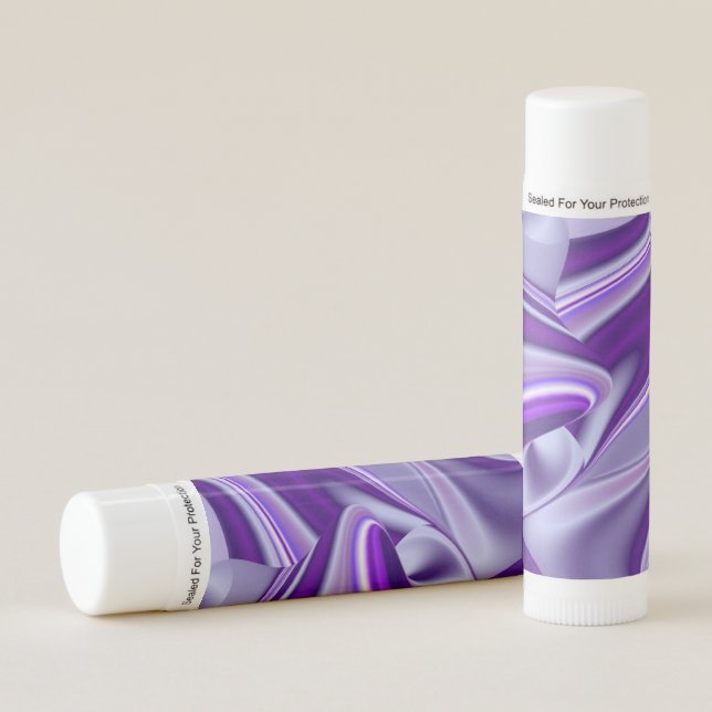 Purple Flower Rainbow Dreams Lip Balm (Front)