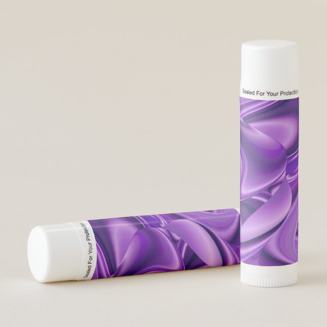 Purple Flower Rainbow Dreams Lip Balm (Front)