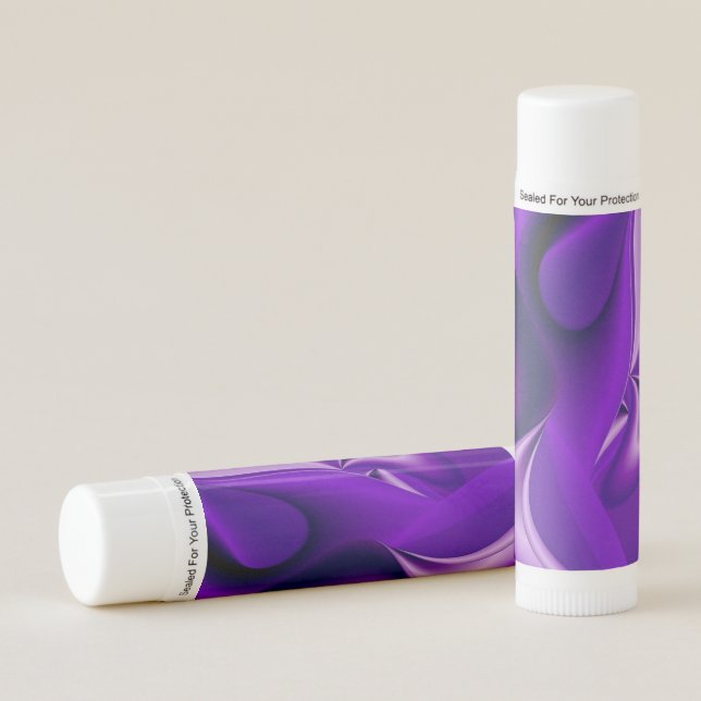 Purple Flower Rainbow Dreams Lip Balm (Front)