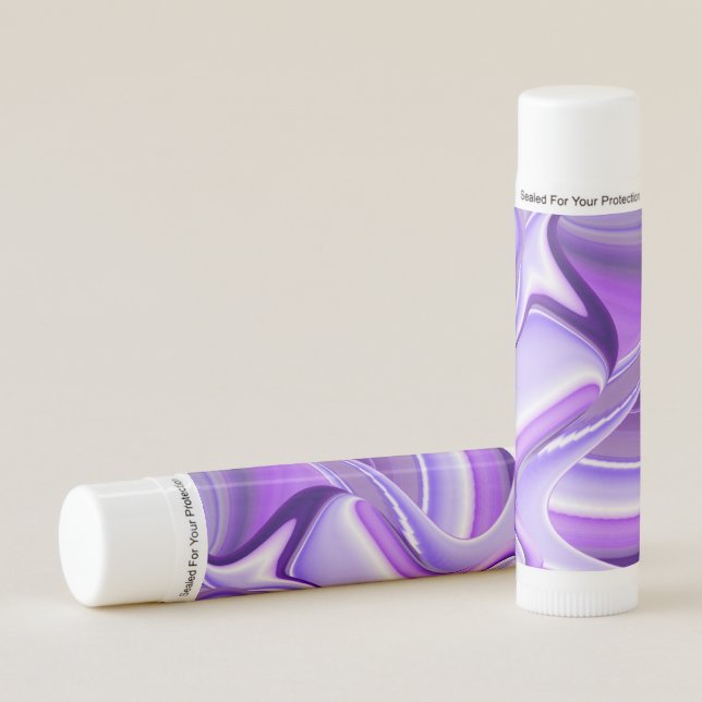 Purple Flower Rainbow Dreams Lip Balm (Front)