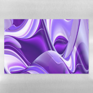 Purple Flower Rainbow Dreams Magnetic Dry Erase Sheet