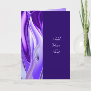 Purple Flower Rainbow Dreams Note Card