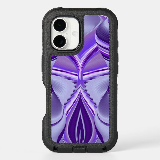Purple Flower Rainbow Dreams Otterbox iPhone Case (Back)