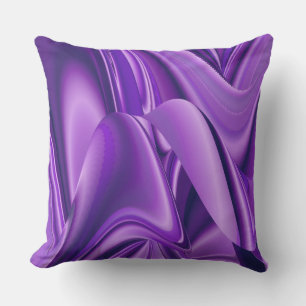 Purple Flower Rainbow Dreams Outdoor Pillow