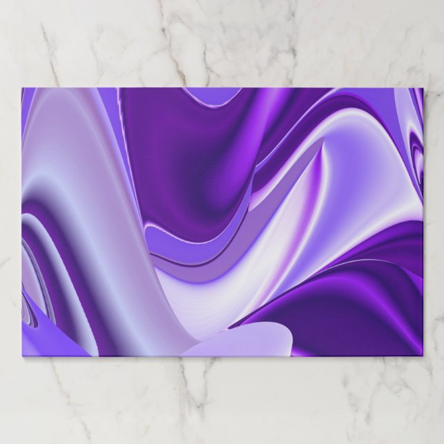 Purple Flower Rainbow Dreams Paper Pad (Front)