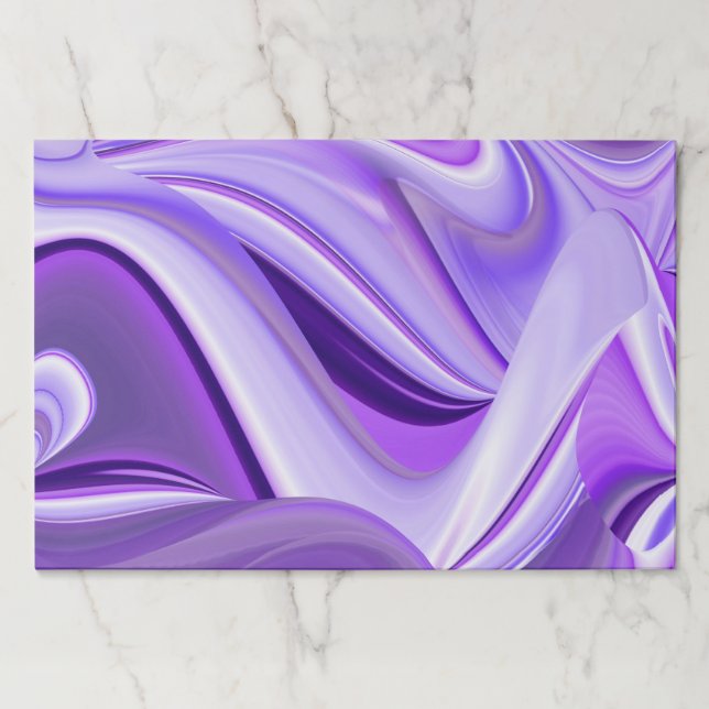 Purple Flower Rainbow Dreams Paper Pad (Front)