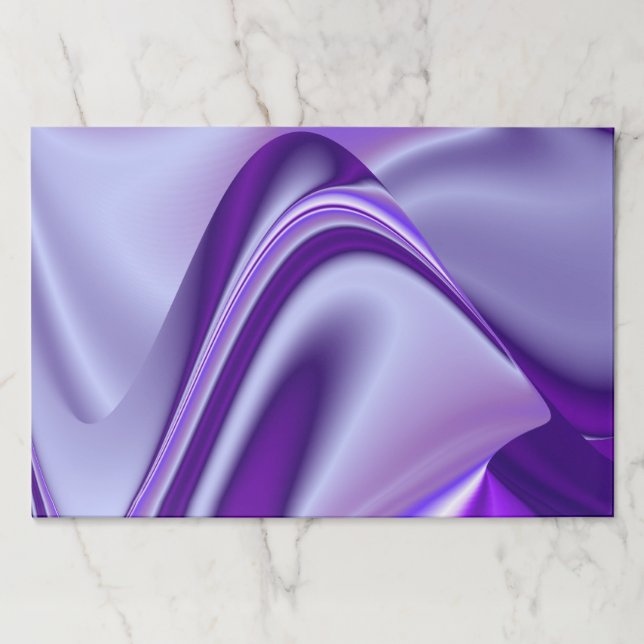 Purple Flower Rainbow Dreams Paper Pad (Front)
