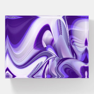 Purple Flower Rainbow Dreams Paperweight