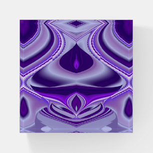 Purple Flower Rainbow Dreams Paperweight