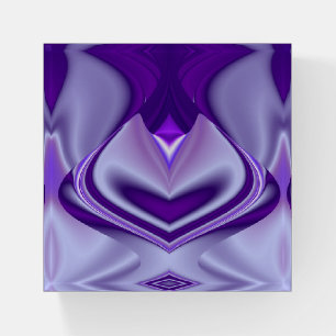 Purple Flower Rainbow Dreams Paperweight