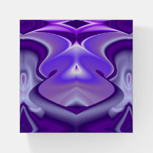 Purple Flower Rainbow Dreams Paperweight