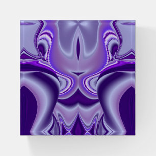 Purple Flower Rainbow Dreams Paperweight