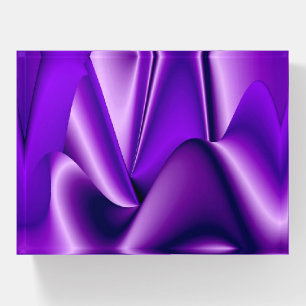 Purple Flower Rainbow Dreams Paperweight