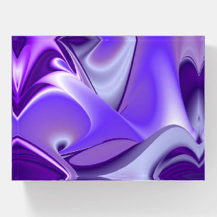 Purple Flower Rainbow Dreams Paperweight
