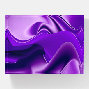 Purple Flower Rainbow Dreams Paperweight