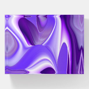 Purple Flower Rainbow Dreams Paperweight