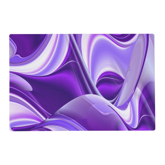 Purple Flower Rainbow Dreams Pet Mat (Front)