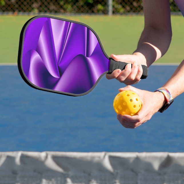 Purple Flower Rainbow Dreams Pickleball Paddle (Insitu)