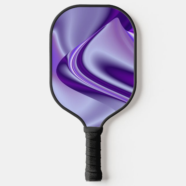 Purple Flower Rainbow Dreams Pickleball Paddle (Front)